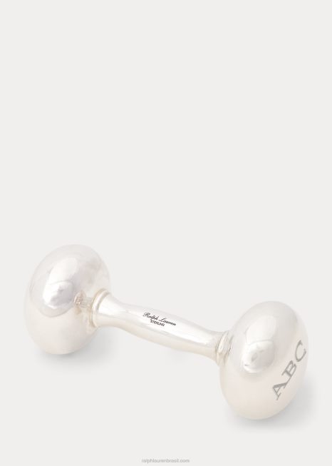 chocalho de prata BD6J8110 bebê Ralph Lauren prata