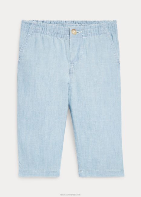 calça cambraia polo prepster BD6J8295 bebê Ralph Lauren cambraia
