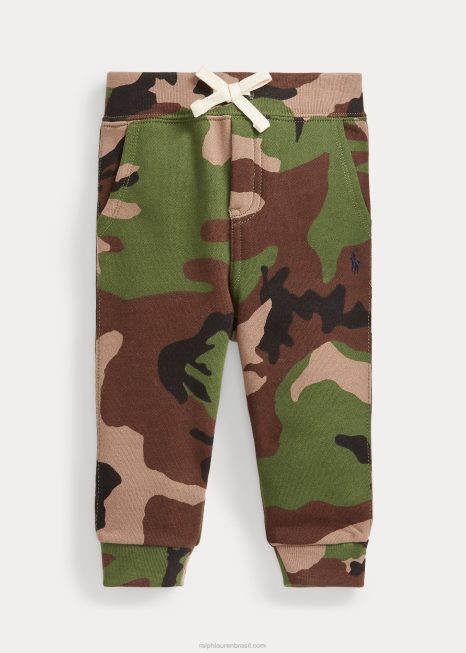 calça jogger de lã BD6J7983 bebê Ralph Lauren excesso de camuflagem