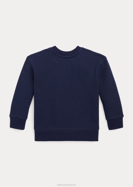 moletom de lã de urso polo BD6J8299 bebê Ralph Lauren cruzeiro da marinha voyager urso