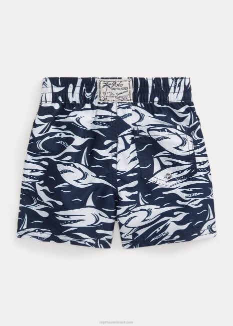 calção de banho sanibel BD6J7945 bebê Ralph Lauren Tubarão