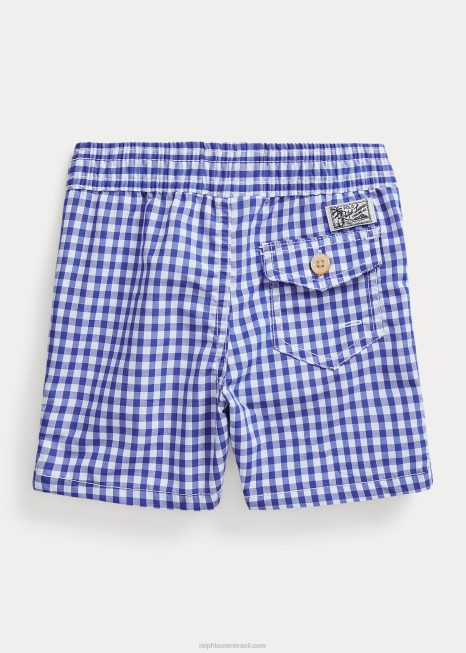 calção de banho viajante BD6J7931 bebê Ralph Lauren cruzeiro real guingão