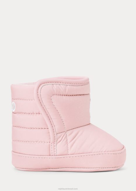 hamilten ii ez boot BD6J8349 bebê Ralph Lauren náilon rosa claro