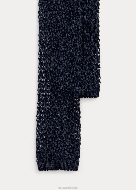 gravata de seda BD6J6259 crianças Ralph Lauren marinha
