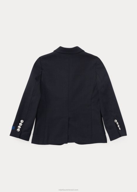 blazer sarja stretch BD6J5830 crianças Ralph Lauren marinha