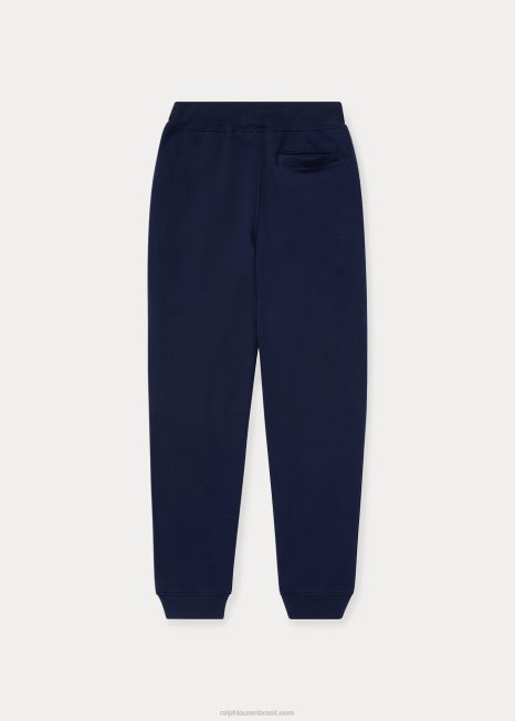 calça jogger de lã BD6J6049 crianças Ralph Lauren marinha