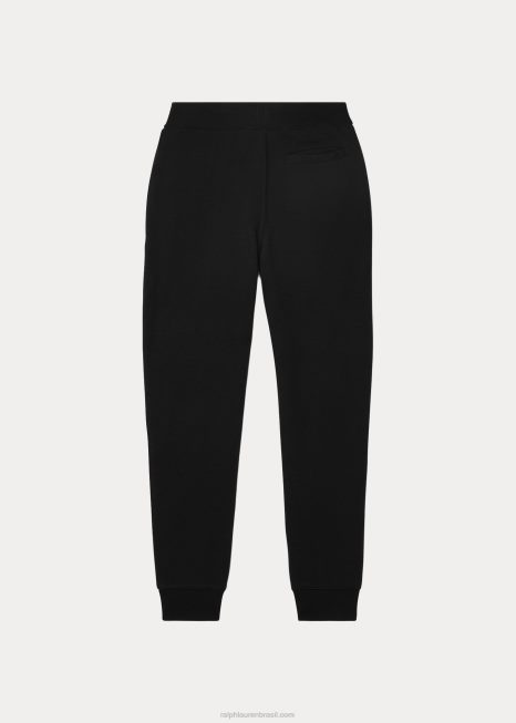 calça jogger de lã BD6J6051 crianças Ralph Lauren preto