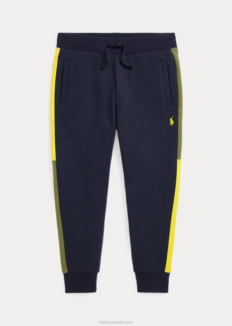 calça jogger malha dupla BD6J9917 crianças Ralph Lauren