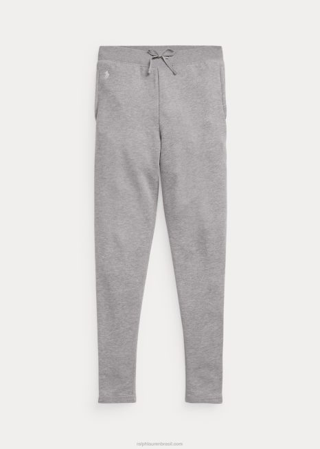 calça jogger terry francesa BD6J7031 crianças Ralph Lauren urze cinza claro