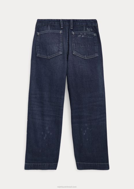 jeans de inspiração náutica BD6J6536 crianças Ralph Lauren Southwell Wash