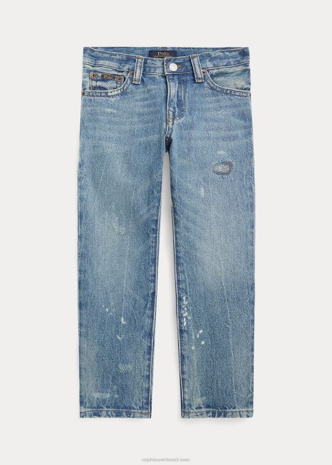 jeans slim sullivan BD6J6516 crianças Ralph Lauren jones wash