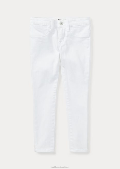 legging jeans aubrie BD6J6883 crianças Ralph Lauren branco