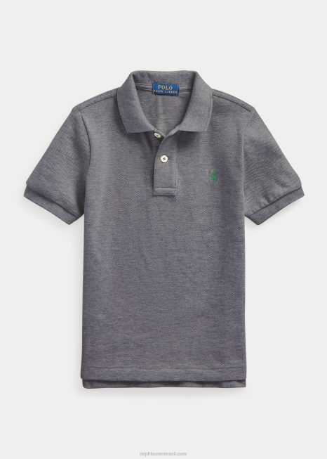 a icônica camisa polo de malha BD6J5694 crianças Ralph Lauren barclay urze