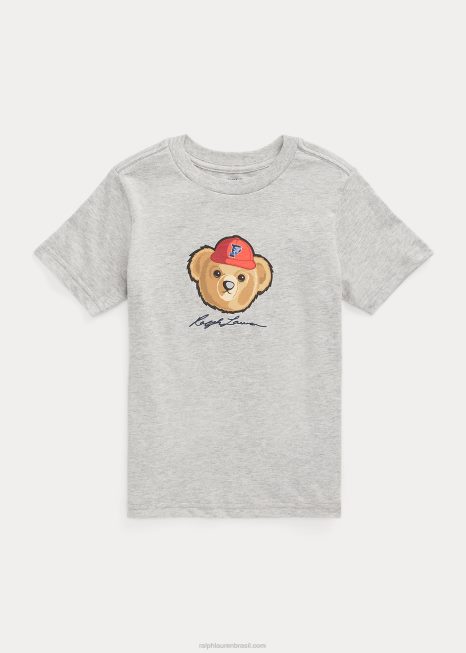 camiseta de algodão polo bear BD6J6490 crianças Ralph Lauren e sobre urze