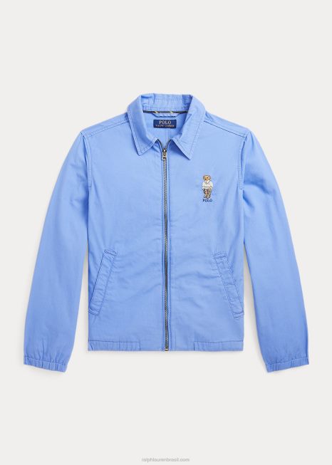 jaqueta de algodão bayport polo bear BD6J6168 crianças Ralph Lauren porto ilha azul