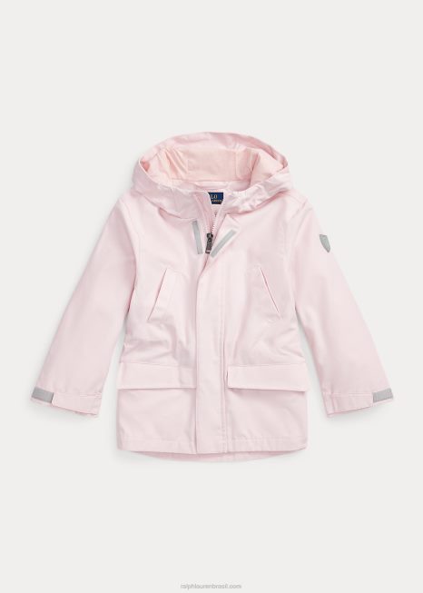 jaqueta repelente de água utilitária p-layer 1 BD6J5658 crianças Ralph Lauren toque de rosa