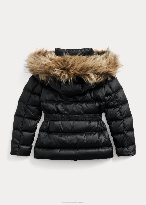 jaqueta resistente à água BD6J7508 crianças Ralph Lauren preto