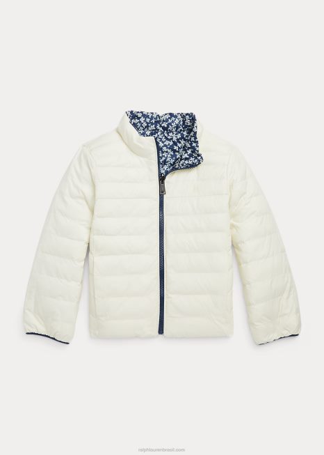jaqueta reversível p-layer 2 BD6J7464 crianças Ralph Lauren leite floral-ervas