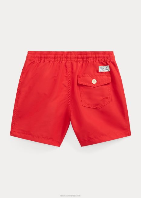 calção de banho viajante BD6J5774 crianças Ralph Lauren rl 2000 vermelho