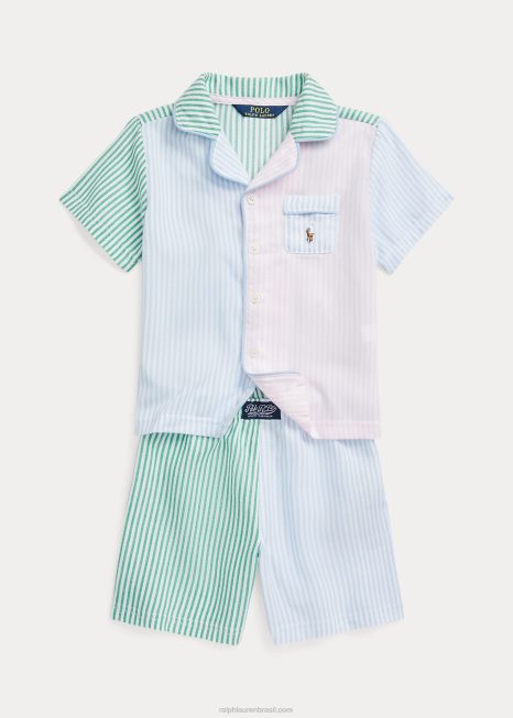 conjunto de dormir divertido sarja BD6J6389 crianças Ralph Lauren multi