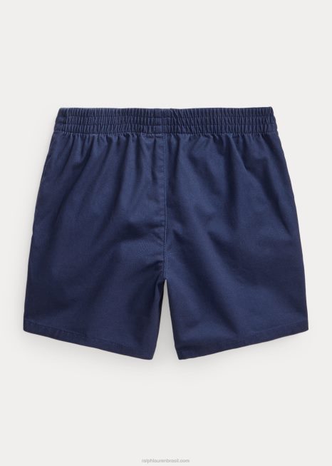 short chino elástico BD6J5886 crianças Ralph Lauren marinha de newport