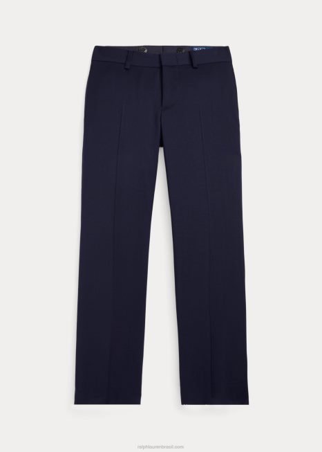 calça de sarja de lã BD6J5869 crianças Ralph Lauren marinho clássico