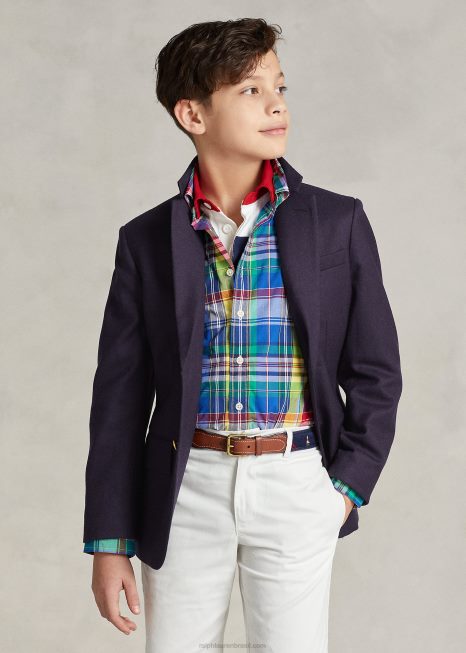 o icônico blazer dokin BD6J5635 crianças Ralph Lauren marinha