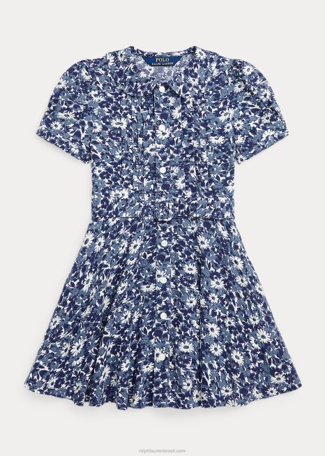 camisa social florida BD6J7417 crianças Ralph Lauren floral katrina
