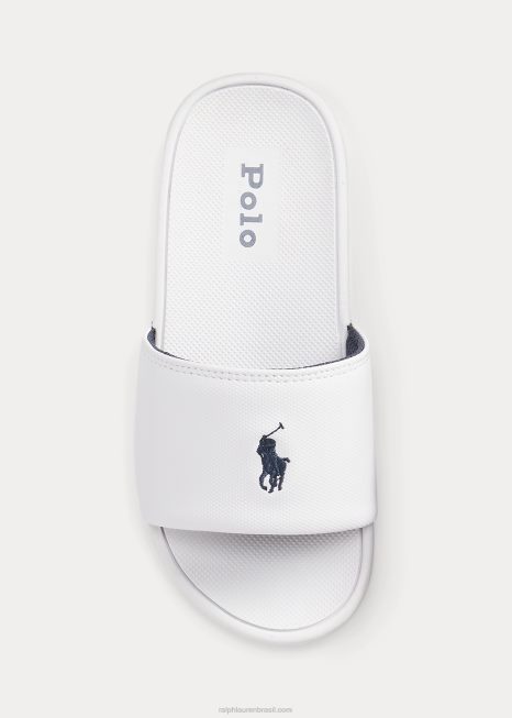 deslizamento de pônei cayson ii polo BD6J9885 crianças Ralph Lauren branco