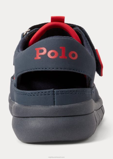 sandália barnes mesh ez BD6J9882 crianças Ralph Lauren marinha