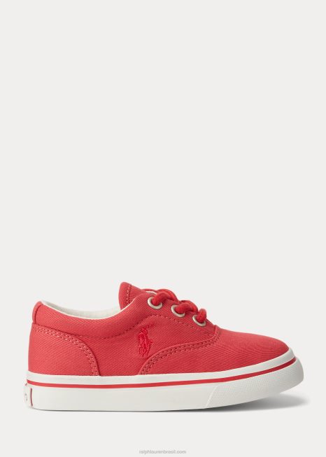 tênis ps de sarja de algodão keaton BD6J6342 crianças Ralph Lauren lavagem de pimenta malagueta