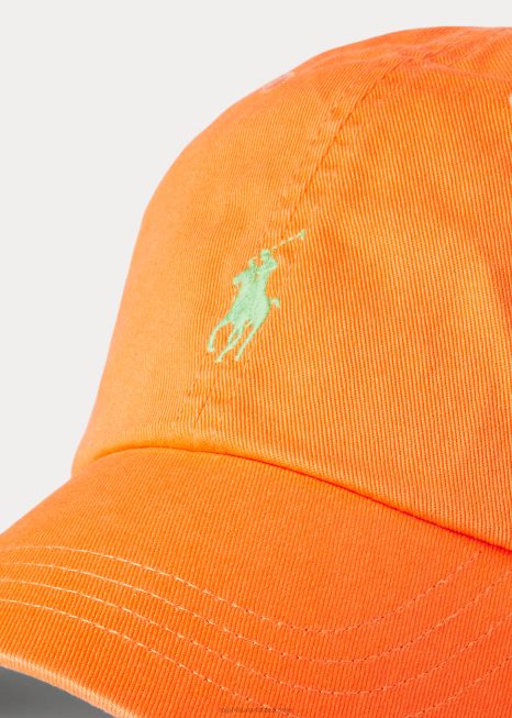 gorro de algodão chino BD6J2494 homens Ralph Lauren resort laranja