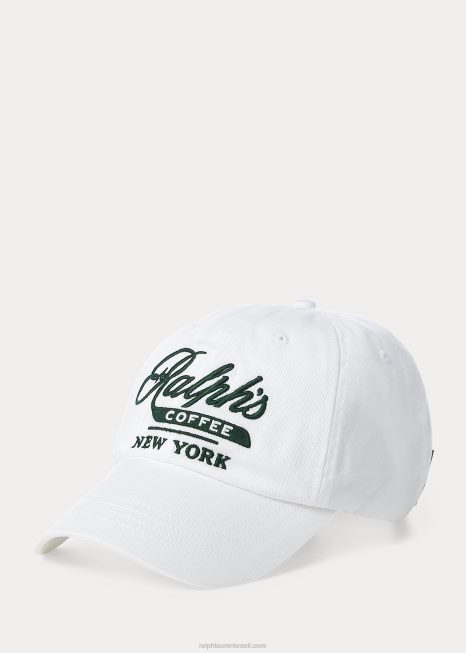 tampa de bola de café BD6J2243 homens Ralph Lauren