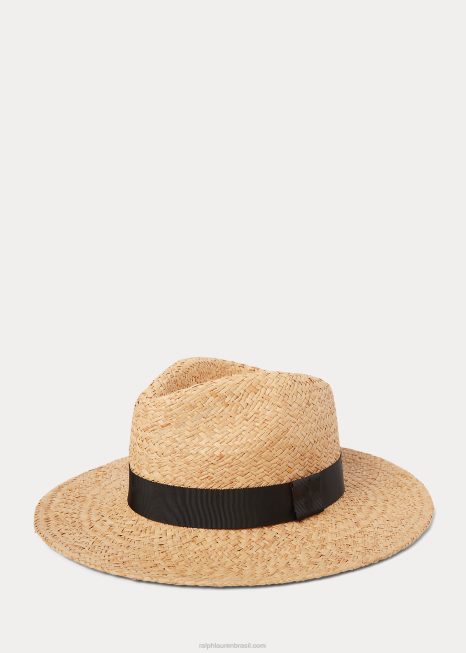 chapéu de ráfia BD6J2448 homens Ralph Lauren natural
