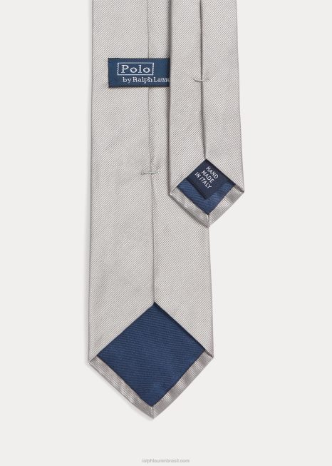 gravata de seda BD6J2277 homens Ralph Lauren cinza