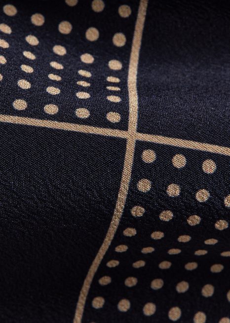 gravata de seda xadrez com alfinetes feitos à mão BD6J8833 homens Ralph Lauren marinho/esbranquiçado