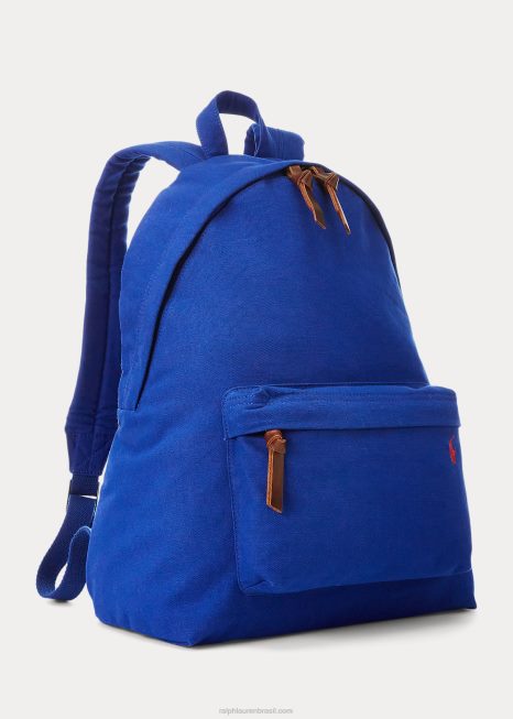 mochila de lona BD6J2388 homens Ralph Lauren cidade real