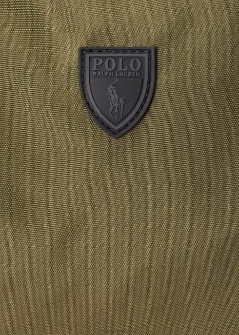 mochila de lona BD6J2555 homens Ralph Lauren Oliva