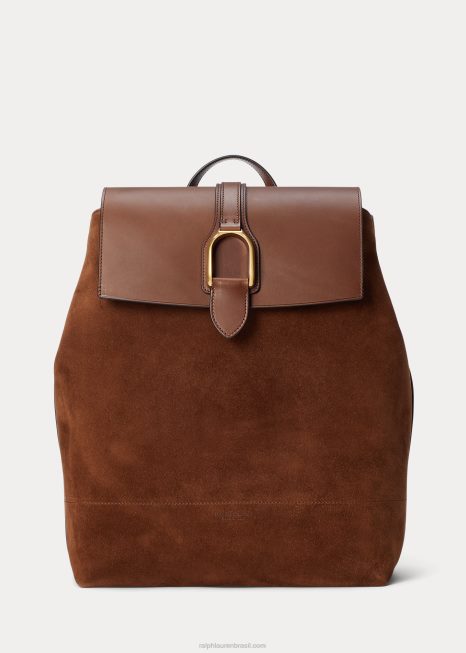 mochila welington camurça BD6J8971 homens Ralph Lauren castanha