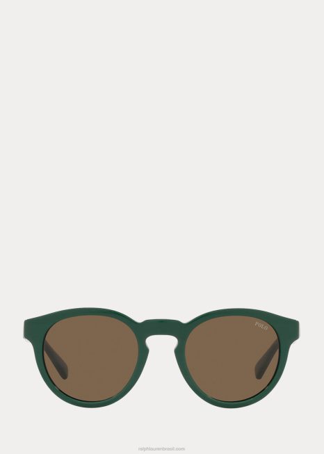 óculos de sol panto loja de cores BD6J2622 homens Ralph Lauren floresta verde brilhante