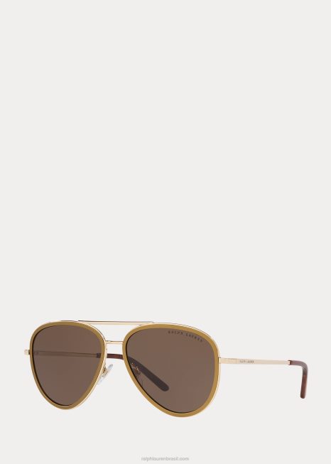 óculos de sol piloto automotivo BD6J2795 homens Ralph Lauren