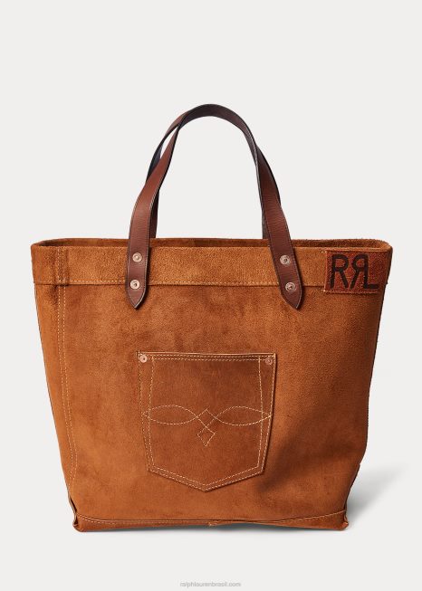 bolsa de camurça rancho BD6J5149 homens Ralph Lauren java leve