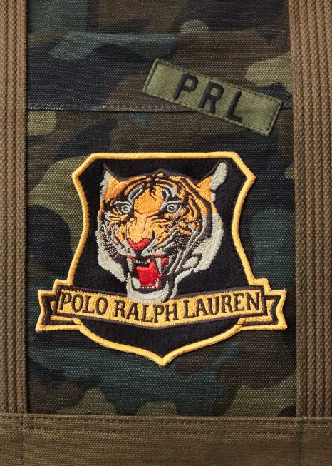 bolsa de lona BD6J8769 homens Ralph Lauren camuflado