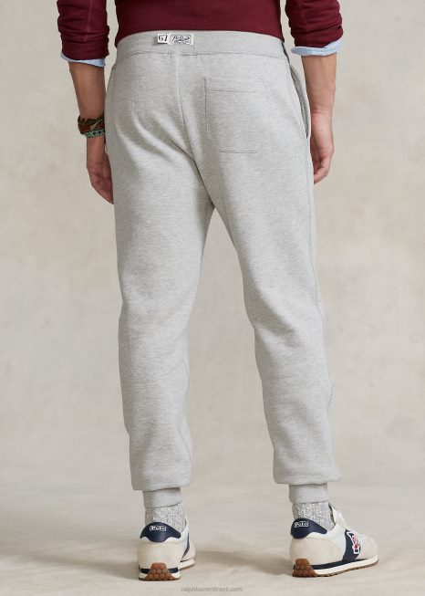 calça jogger com logo de lã rl BD6J979 homens Ralph Lauren e sobre urze