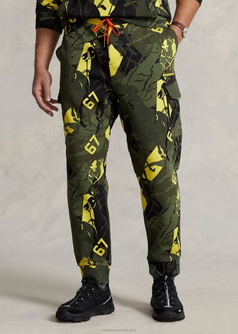 calça jogger polo logo BD6J1404 homens Ralph Lauren cume camuflado