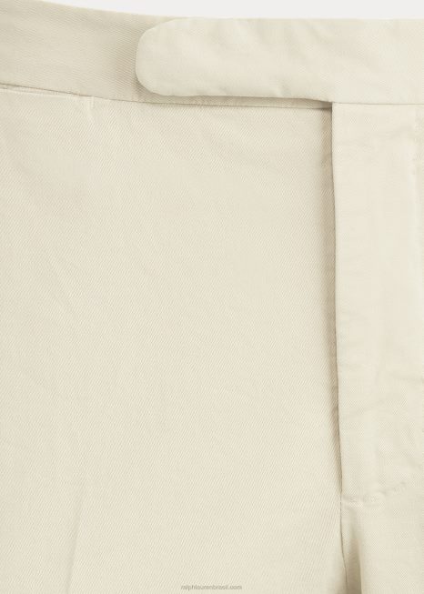 calça chino stretch tingida BD6J1197 homens Ralph Lauren caqui