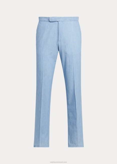 calça de cambraia BD6J8617 homens Ralph Lauren cambraia