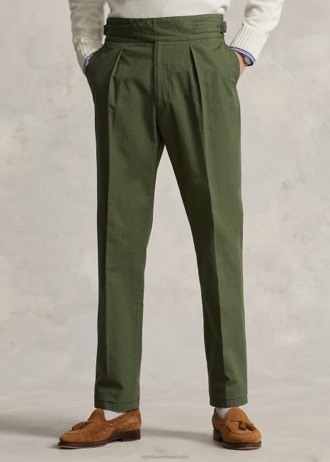 calça ripstop com fivela BD6J969 homens Ralph Lauren azeitona monótona clássica