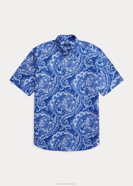 camisa oxford paisley BD6J48 homens Ralph Lauren jerry paisley