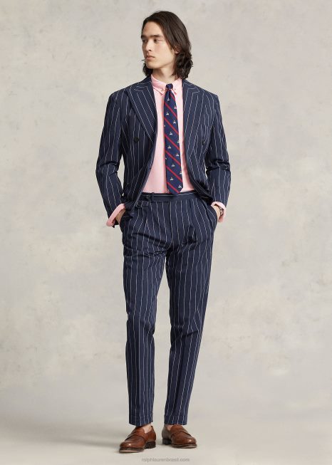camisa oxford slim fit BD6J604 homens Ralph Lauren rosa
